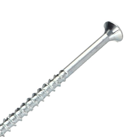 1 x Chipboard Screw Tekor Countersunk Head With Serration 4.5X70 Thread Length: 42 T20 Zinc Plated cut Type 17 Drilling
