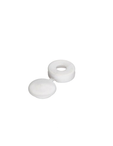 1 x Cover Cap Rivet Polyethylene White