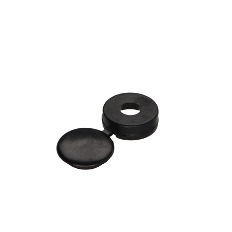 1 x Cover Cap Rivet Black Polyethylene
