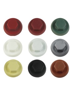 Plastic cap Screw Diameter 4.8-5.5 Flat 8 RAL3003