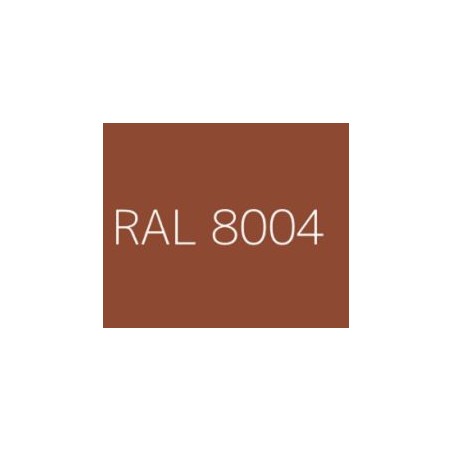 1 x CAP Polyethylene Screw Diameter 6.3 Flatbed 10 Ral8004/Copper Brown