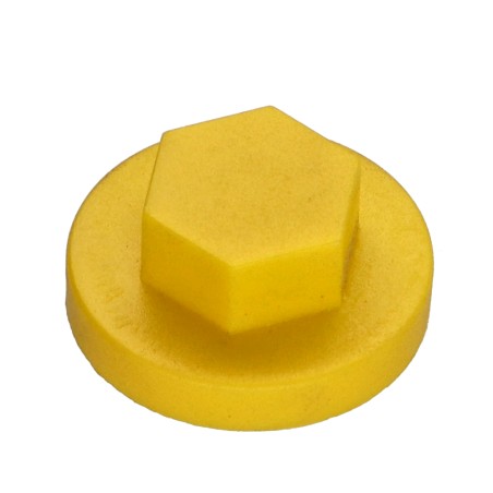 1 x Plastic cap Screw Diameter 6.3 Flat 10 RAL1021