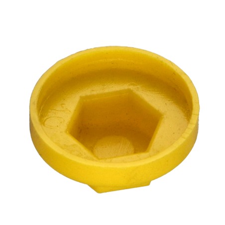 1 x Plastic cap Screw Diameter 6.3 Flat 10 RAL1021