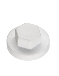 Plastic cap Screw Diameter 4.8-5.5 Flatbed 8 Ral9010/Pure...