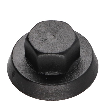 1 x CAP Polyethylene Screw Diameter 4.8-5.5 Flatbed 8 Ral9005/Jet Black