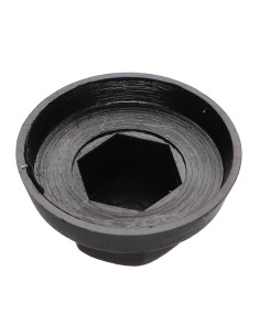 Plastic cap Screw Diameter 6.3 Flat 10 Ral9005/Jet Black 2