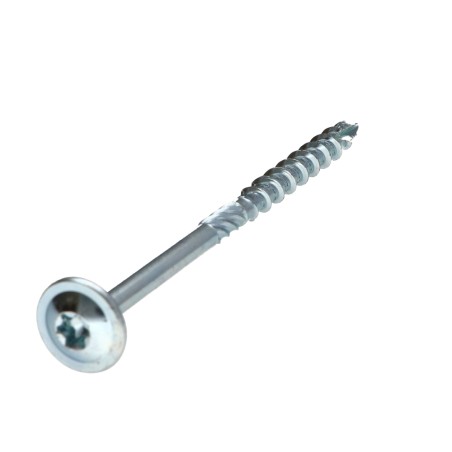 1 x Chipboard Screw Tekor Disc Head Screw T30 cut Type 17 Drilling Point 6X110 Partial Thread Zinc Plated
