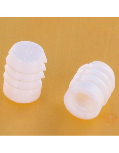 1 x Nut Drive-In Plug Nylon M5 8X11
