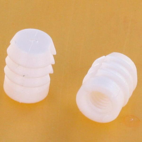 1 x Nut Drive-In Plug Nylon M5 8X11