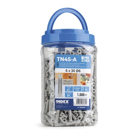 1 x Bucket of 1000 Plug Nylon 6