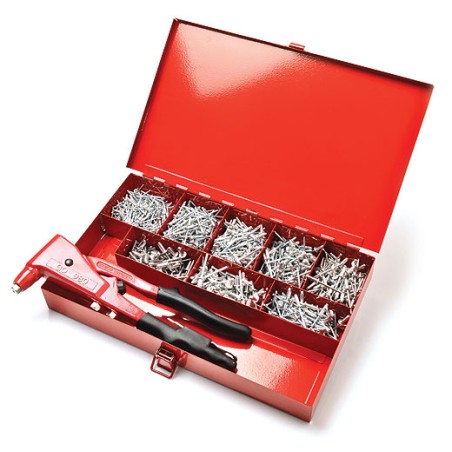 1 x Set of Pliers GO9800 + 1000 Rivet DEGOMETAL