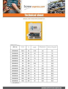 KIT +NET REPORT M12X18 Pitch 175 2