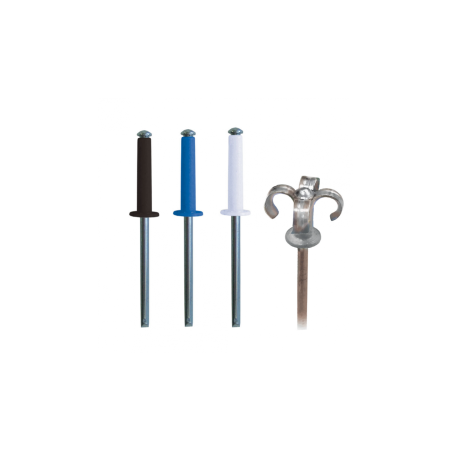 1 x Set of 500 Rivet GOSTAR GOLIGHT Aluminum Steel Rod DEGOMETAL