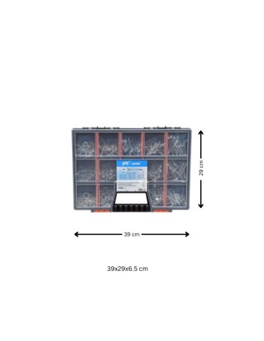 1 x Set of 1700 Chipboard Screw Countersunk...