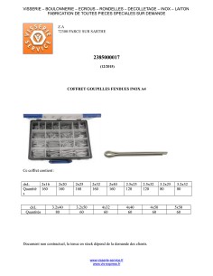 Set of 1580 Pin Slotted Stainless Steel A2 2