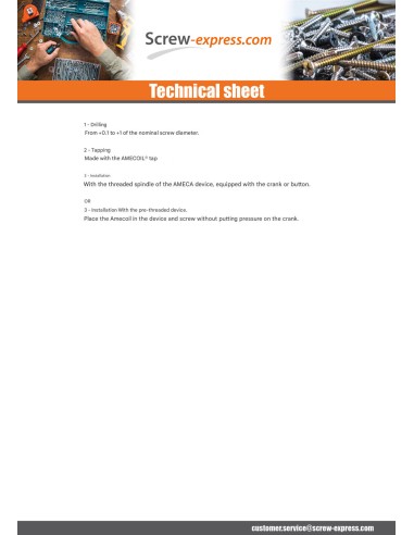 1 x KIT +NET REPORT M8X12 Pitch 125