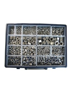 Set of 1140 Nut Hexagon /BRAKE/ONE-EYED/EAR Stainless... 2