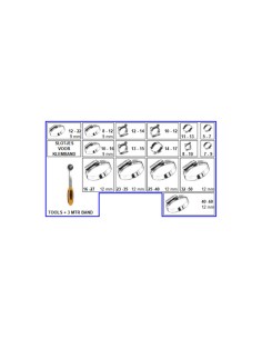Set of 345 Hose clamp Of Tightening Plain W1Zinc Plated 2