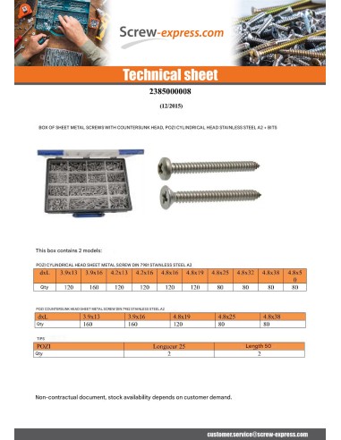1 x Set of 1684 Thread Rolling Screw...