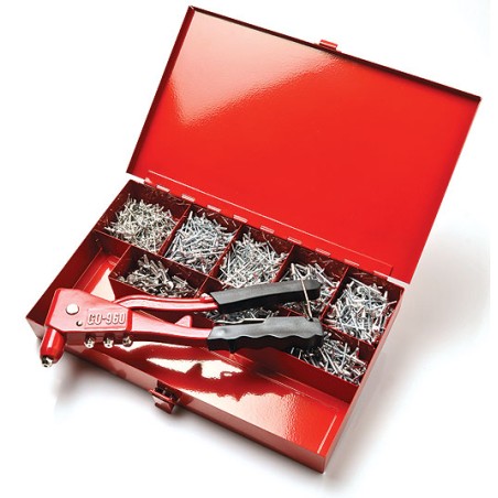 1 x Set of Pliers GO9600 + 100 Rivet DEGOMETAL