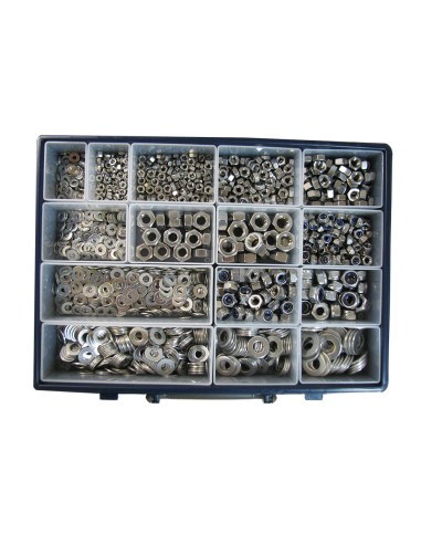 1 x Set of 1760 Washer / Hexagonal nut / lock...