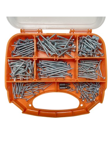 1 x Set of 280 Chipboard Screw Countersunk Head...