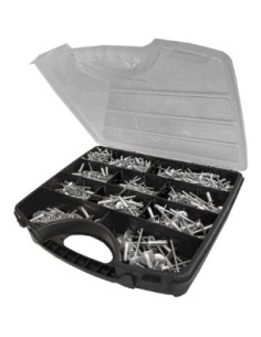 Set of 500 Multigrip blind rivets Aluminum Steel Rod...