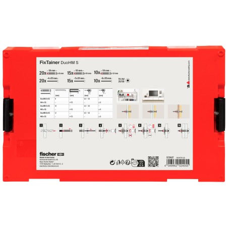 1 x Set of Screw And Plug Metallic Fischer DUOHM S