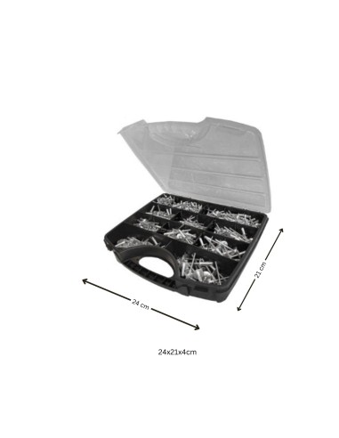 1 x Set of 500 Multigrip blind rivets Aluminum...
