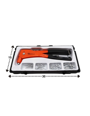 1 x Set of riveting pliers With Rivets