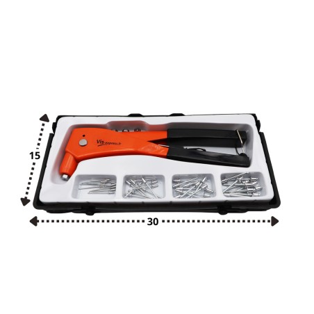 1 x Set of riveting pliers With Rivets