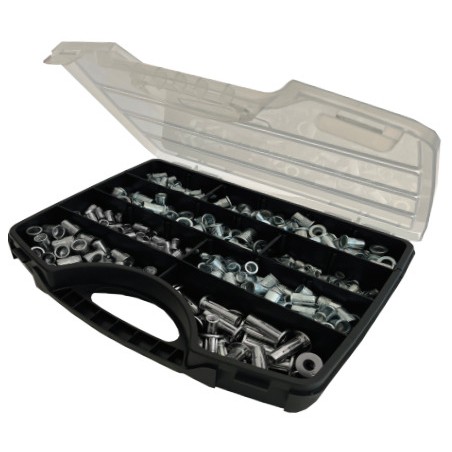 1 x Set of 500 Rivet nut Steel DEGOMETAL