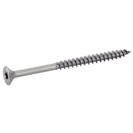 1 x Set of 1666 Chipboard Screw Countersunk Head TX + Bit Stainless Steel A4