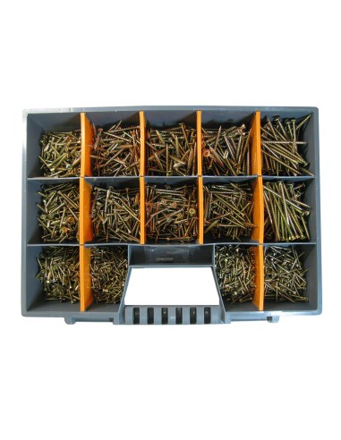 1 x Set of 1700 Chipboard Screw Countersunk...