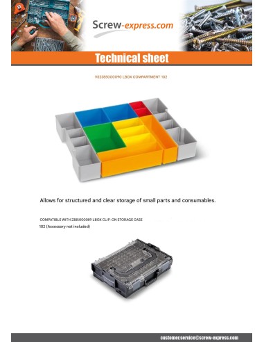 1 x COMPARTMENT LBOX 102