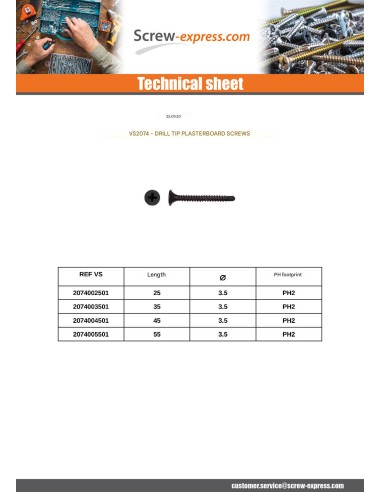 1 x Drywall Screw For Point Self Drilling...