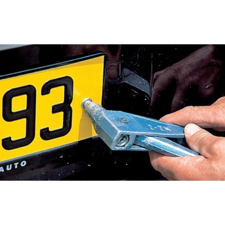 1 x Blind rivets Aluminium Stahlgewinde 4.8X25 Flat Head Ral7035/Light Grey