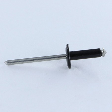 1 x Peel Rivet GOSTAR Aluminum Steel Rod Large Head 4.8X16 Black