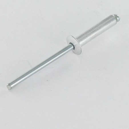 1 x Blind rivets Aluminium Stahlgewinde 6X12 Thickness Of Panel 4 to 6 Flat Head ALX