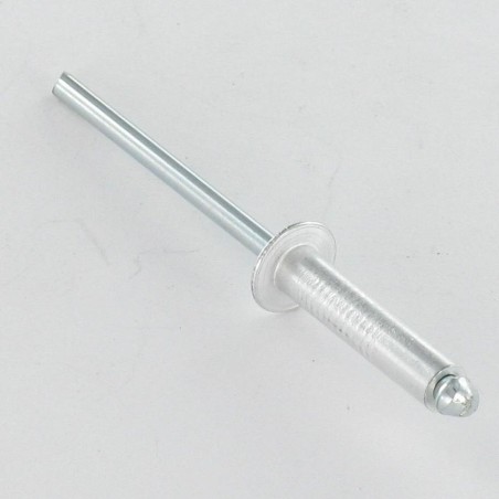 1 x Blind rivets Aluminium Stahlgewinde 4X25 Thickness Of Panel 16 to 21 Flat Head ALX