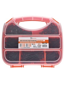 Set of 280 Chipboard Screw Countersunk Head Torx Black...