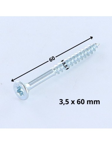 1 x Chipboard Screw Countersunk Head T15 3.5X60...