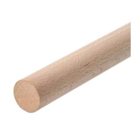 1 x Smooth wooden dowel Diameter 20 Length 1 Meter