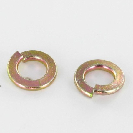 1 x Split Lock Linch Pin Screw M16 Yellow Zinc