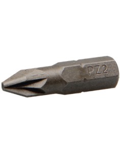 Bit Industrial quality 1/4" C6.3 Pozi N°2 Length 25