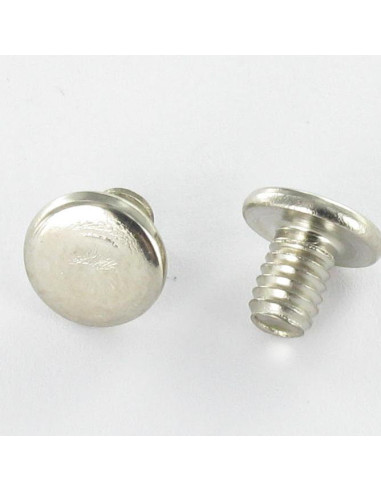 1 x SHUTTER Nickel Plated Brass Flat Head 4.6X6 T9