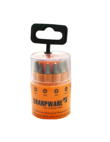 1 x Set of 9 Bit 1/4 Slotted Phillips Pozi