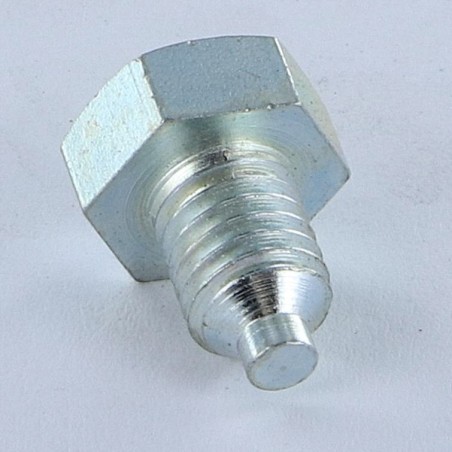 1 x Machine Screw Hexagonal Head M8X12 Dog Point Dog Point Zinc Plated