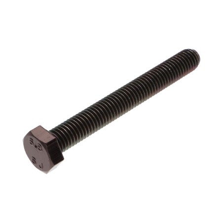 1 x Machine Screw Hexagonal Head M10X80 Class 6.8 Black Zinc Plated