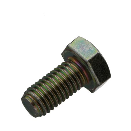 1 x Machine Screw Hexagonal Head M6X10 Class 6.8 Yellow Zinc